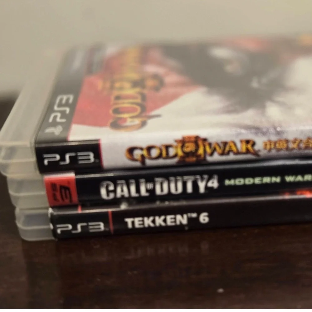 Sony PlayStation 3 Game Lot PS3 Tekken 6 Call of Duty 4 God of War III